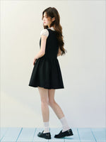 Black Doll Collar Dress
