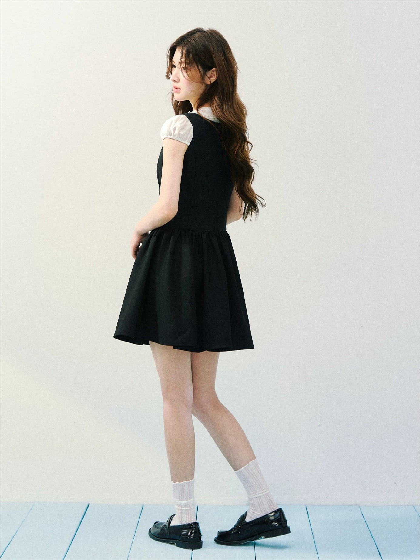 Black Doll Collar Dress