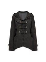 Napoleon Hooded Denim Jacket