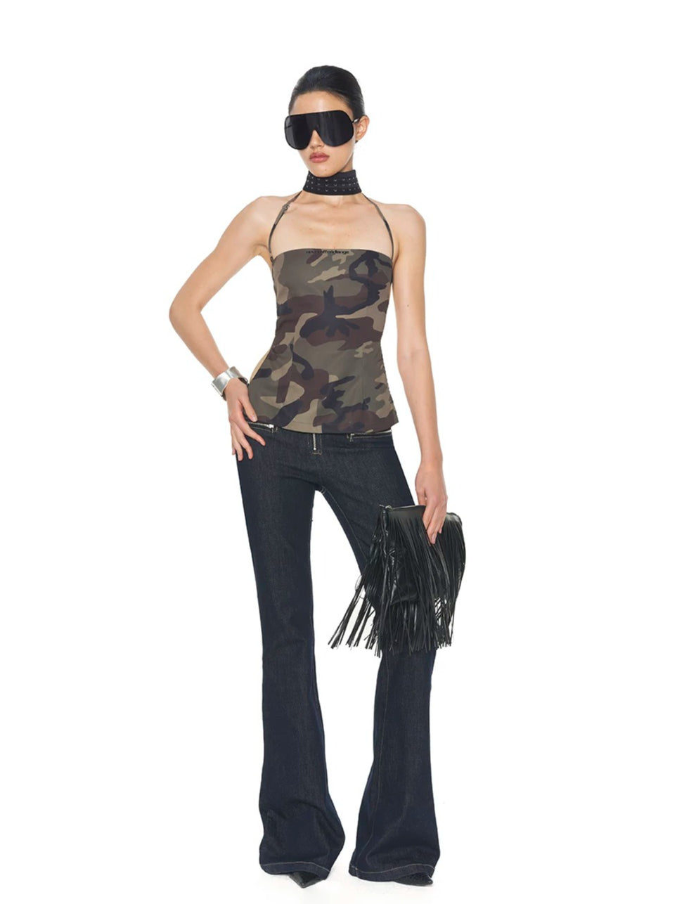 Adjustable Halter Cami Top