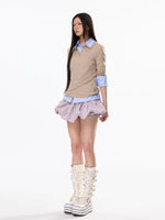Vintage Pleated Ballet Skort