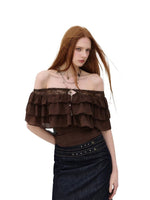 Goddess Ruffle Lace Top