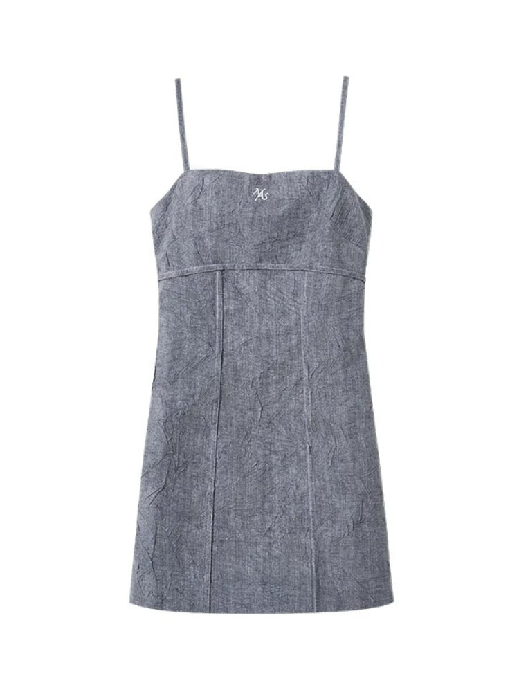 Verona Denim Slip Dress