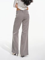 Pleated Flare Tailored Trousers