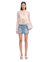 Gray & Pink Berlin Lace Cardigan