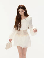 Rhinestone Lace Dress