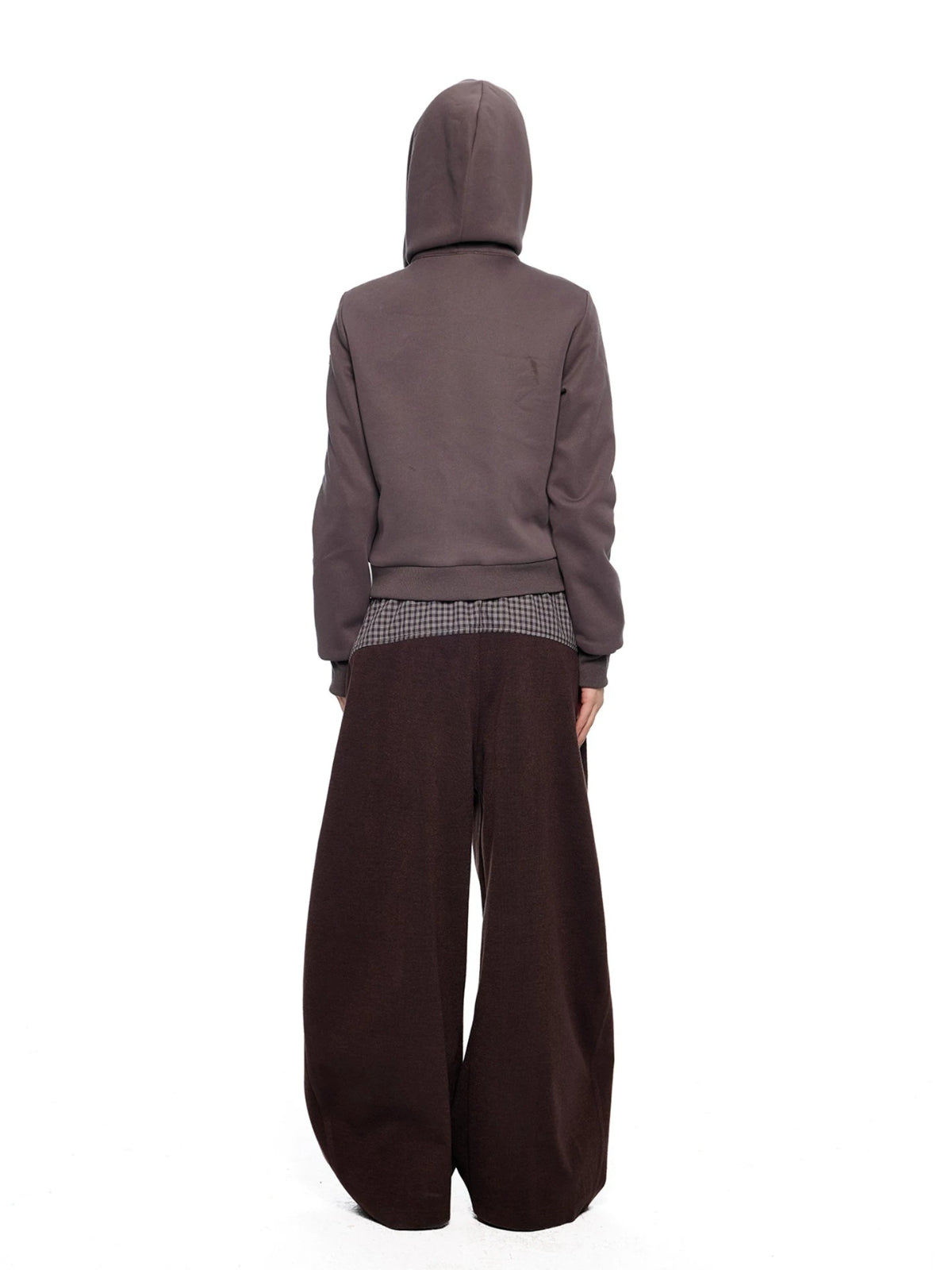 Striped Deconstructed Hoodie