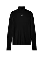 Cloud Fir Wool Turtleneck Knit Top