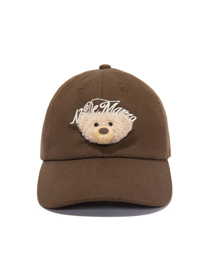 Mini Bear Head Sun Protection Baseball Cap