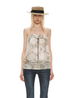 Paisley Lyocell Convertible Top