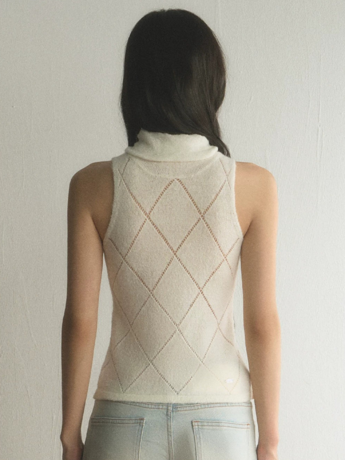 Diamond Knit Vest