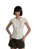 Floral Ruffle Blouse
