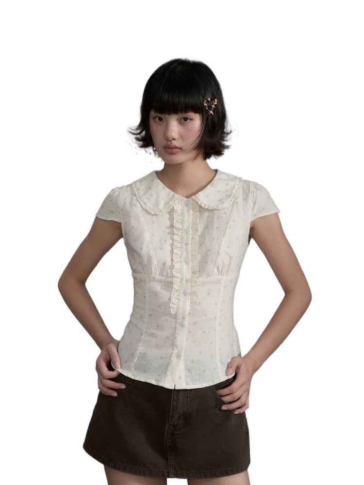 Floral Ruffle Blouse