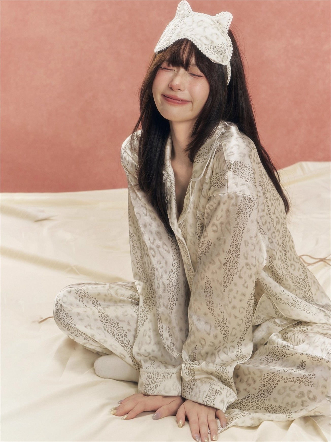 Satin Leopard Pajama Set