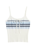 Striped Knit Three Piece Set