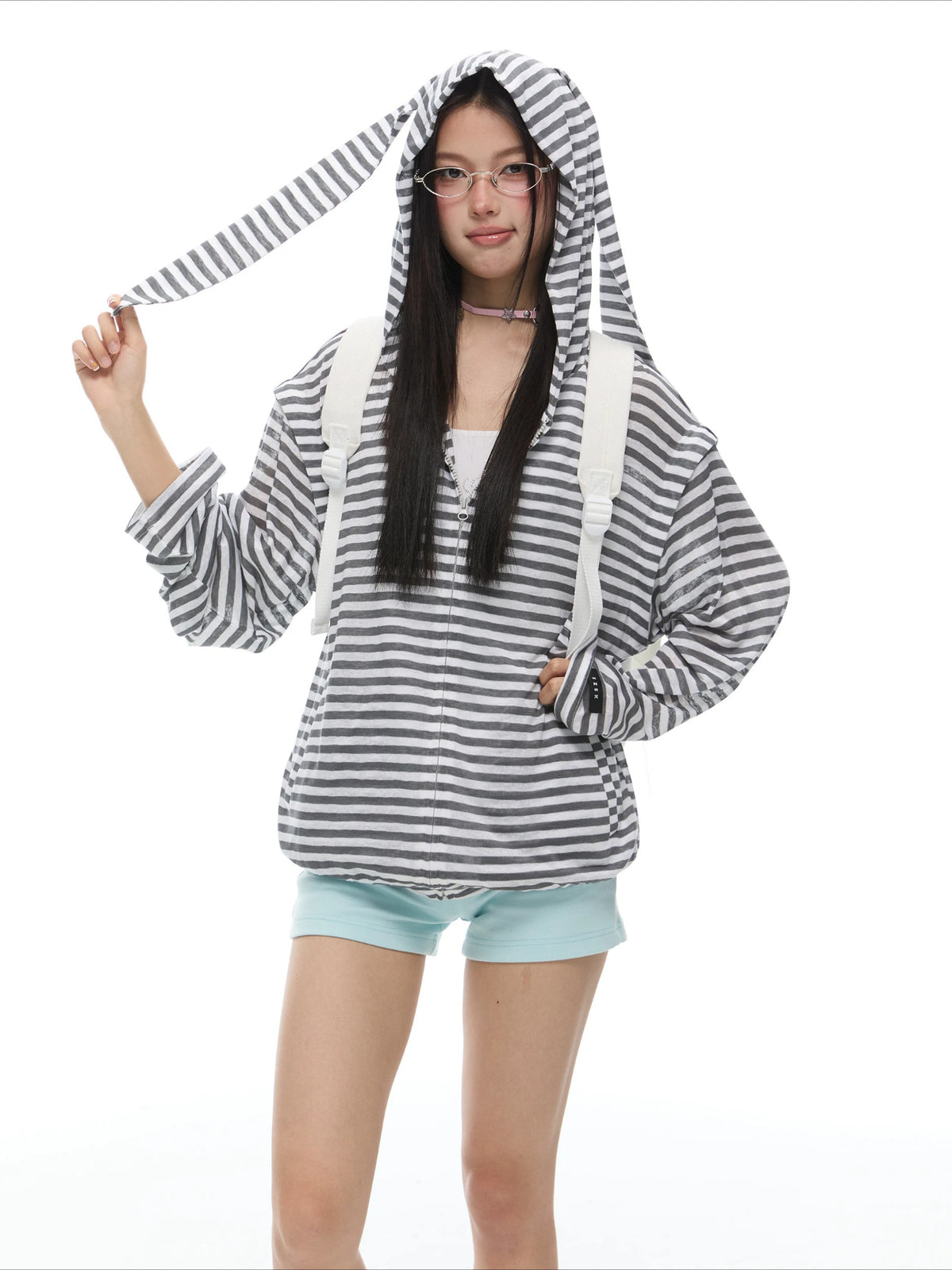 Rabbit Ear Hooded Top