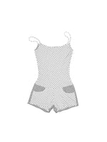 Polka Dot Stripe Jumpsuit Set