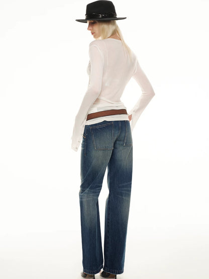 Vintage Barrel Leg Jeans