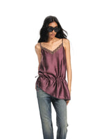 Lyocell Satin Lace Cami Top