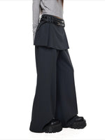 Layered Straight Pants