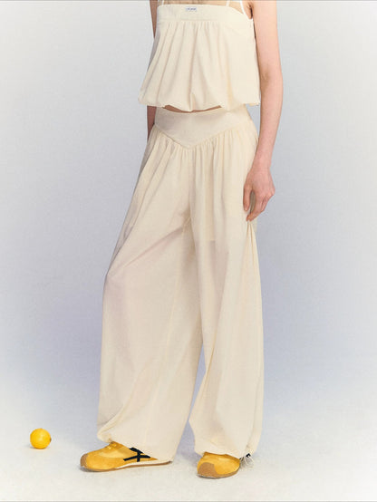 Contrast Two-Piece Set