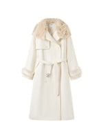 Polar Wool-Blend Belted Coat