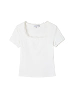 Square Neck Lace Tee