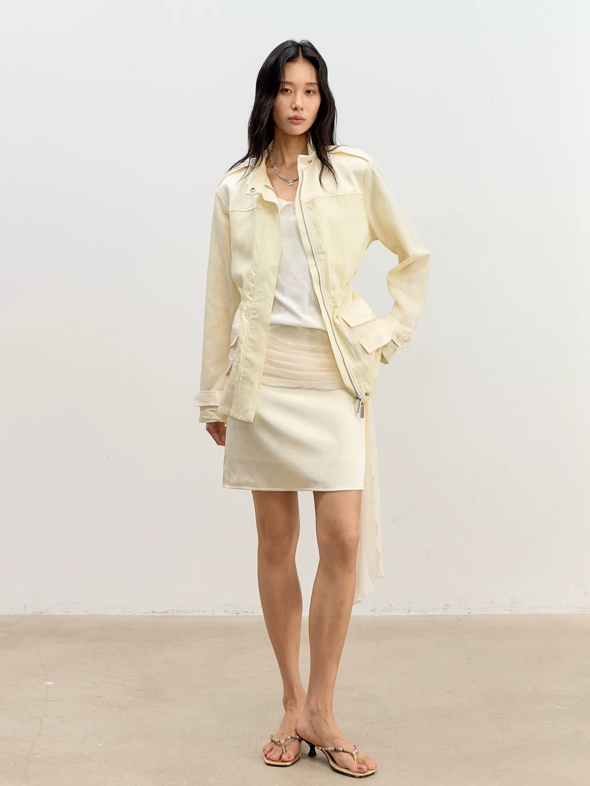 Linen Quilted Jacket