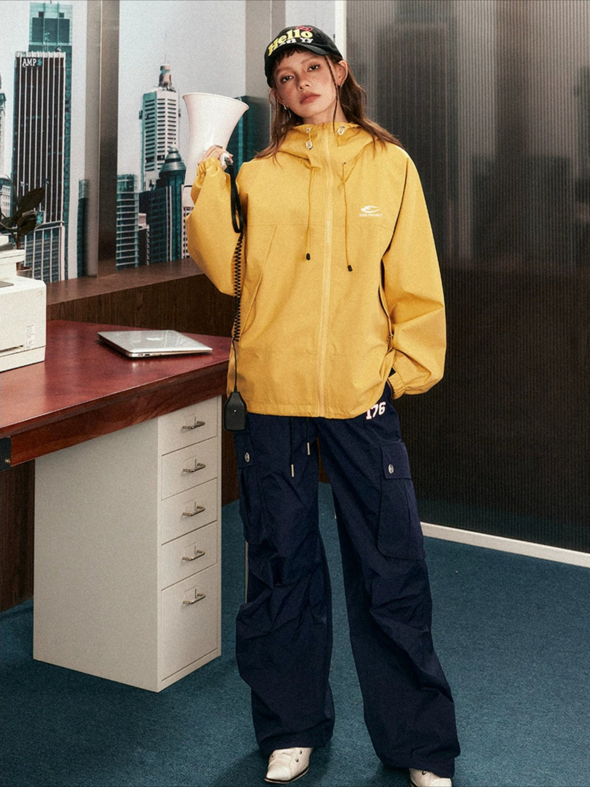 Retro Windbreaker Jacket