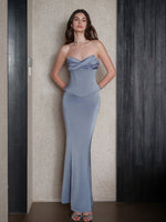 Fitted Mermaid Style Half Skirt & Top Set