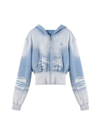 Equestrian Cropped Hoodie