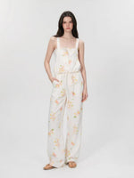 Vintage Floral Print Overalls