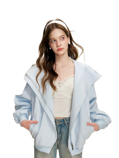 Oversized Zip Hoodie Jacket