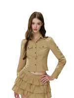 Utility Shirt Skirt Set