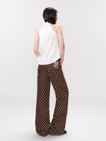 Brown Polka Dot Jeans