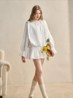 Embroidered Shirt Dress
