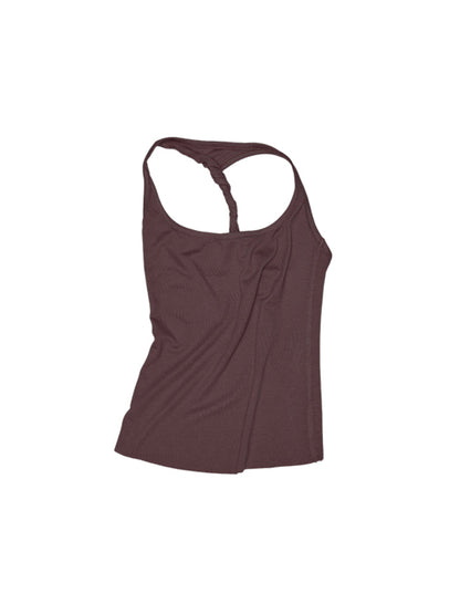 Large Round-Neck Knot Acetate Tank Top &amp; Skirt Set
