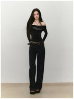 One-shoulder Skin-friendly Top