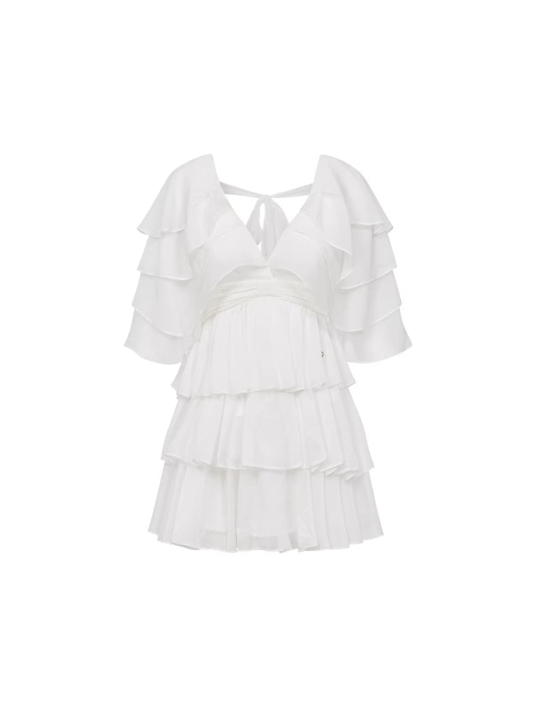 Levette Layered Chiffon Dress