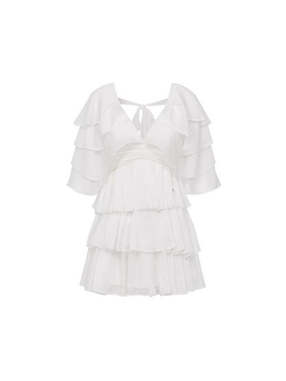 Levette Layered Chiffon Dress