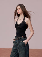 Lace Detail Layered Tank