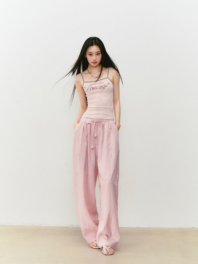 Loose String Casual Pants