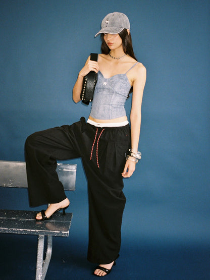 Verona Denim Corset Top