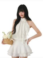 Polka Dot Halter Dress