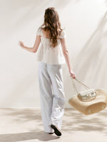 Lace Square Neck Top