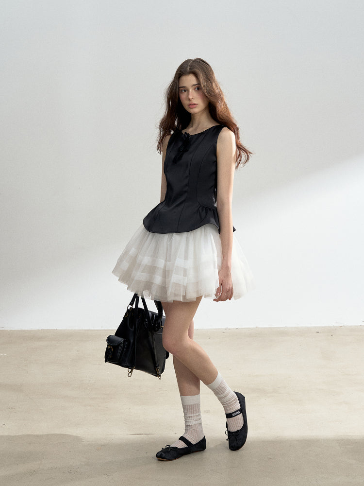 Satin Lace Ballet Dress