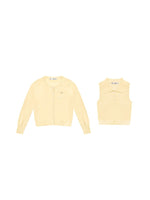 Butterfly Knot Soft Wool Sweater & Vest Set