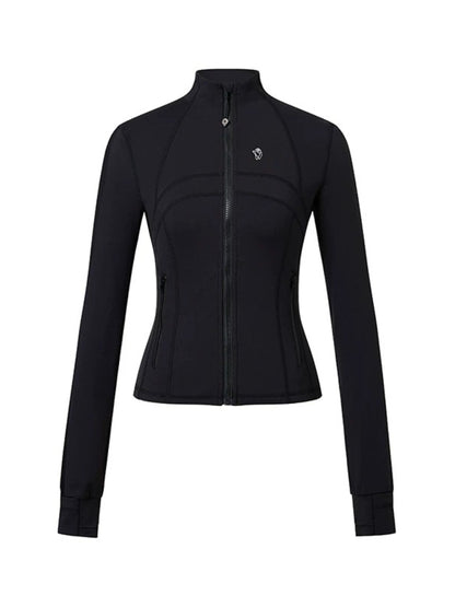 Quick-Dry Stretch Cropped Jacket