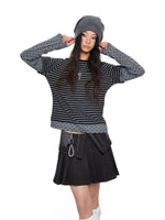 Polka Dot Striped Layered Top