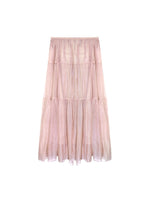 Pearl Texture Tiered Skirt